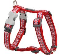 RED DINGO Union Jack Harnais Réglable pour Chien 37 à 55 cm 15 mm
