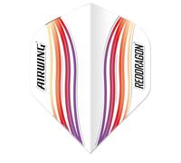 RED DRAGON Airwing Lot de 3 ailettes de fléchettes standard moulées Rouge