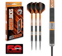 RED DRAGON Amberjack 18: 24g Fléchettes Pointes Acier avec Ailettes et Tiges de Flechettes