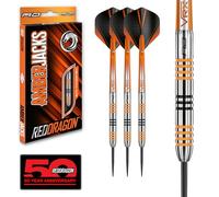 RED DRAGON Amberjack 3: 22g Fléchettes Pointes Acier avec Ailettes et Tiges de Flechettes
