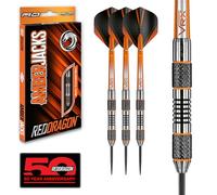 RED DRAGON Amberjack 5: 24g Fléchettes Pointes Acier avec Ailettes et Tiges de Flechettes