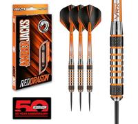 RED DRAGON Amberjack 7: 26g Fléchettes Pointes Acier avec Ailettes et Tiges de Flechettes