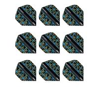 RED DRAGON Darts - Dragonfly 95 Hardcore Prime Standard Extra épais - 100 Micron - Vols de fléchettes 3 Ensembles par paquet (9 Vols de fléchettes au total) -Accessoires de fléchettes professionnelles