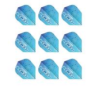 RED DRAGON Darts - Joueur Professionnel Gerwyn Price Iceman Hardcore Forme No. 6 Extra épais - 100 Micron - Vols de fléchettes 3 Ensembles par Paquet (9 Vols de fléchettes au Total)