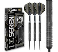 RED DRAGON Darts - Seren Onyx 1 24g - 90% Tungstène Professionnelle Pointe en Acier Jeu de fléchettes avec ailettes et tiges de fléchettes