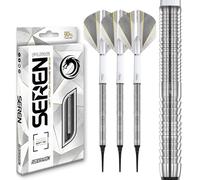 RED DRAGON Darts - Seren Pure 1-90% Tungstène - 18g Baril / 20g Poids Total Pointe Souple Jeu de fléchettes avec ailettes et tiges de fléchettes