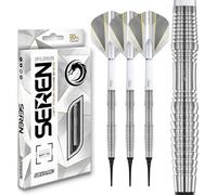RED DRAGON Darts - Seren Pure 3-90% Tungstène - 18g Baril / 20g Poids Total Pointe Souple Jeu de fléchettes avec ailettes et tiges de fléchettes