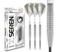 RED DRAGON Darts - Seren Pure Série - 90% Tungstène Professionnelle Pointe en Acier Jeu de fléchettes avec ailettes et tiges de fléchettes - Disponible en Quatre Styles et 21g, 22g, 23g, 24g & 25g
