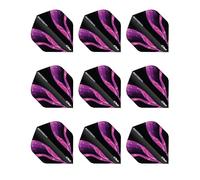 RED DRAGON Darts - Tyrian Hardcore Prime Standard Extra épais - 100 Micron - Vols de fléchettes 3 Ensembles par Paquet (9 Vols de fléchettes au Total) - Accessoires de fléchettes Professionnelles