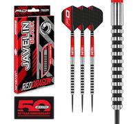 RED DRAGON Fléchettes Javelin Black 24g en tungstène avec Vols et tiges