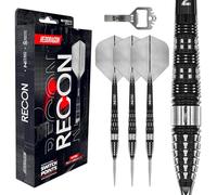 RED DRAGON Fléchettes Recon Switch Points série 25 g | Powered by Winmau | Torpedo | Fléchettes professionnelles 90 % tungstène - Vol/tige intégrée NitroFlite | Fléchettes en acier et tiges