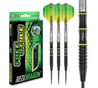 RED DRAGON Freestyle: 21g Fléchettes Pointes Acier avec Ailettes et Tiges de Flechettes