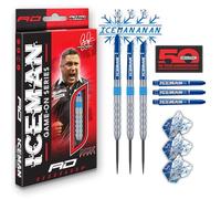 RED DRAGON Gerwyn Iceman Price Game on Series 20g Set di freccette Con Punta in Acciaio, alette e aste per freccette