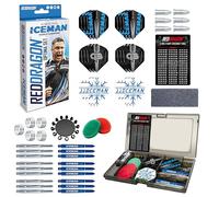 RED DRAGON Gerwyn Price Iceman - Optima Multi Accessory Pack - Accessoires de fléchettes professionnels