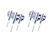 RED DRAGON Gerwyn Price Iceman White Hardcore Flight et Nitrotech Stem Combo