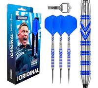 RED DRAGON Gerwyn Price Original Jeu de fléchettes 90 % tungstène avec aile/tige intégrée, ailettes et tiges de fléchettes 23 g