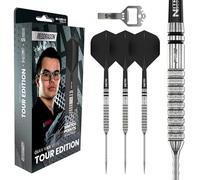 Red Dragon | Gian Van Veen Tournée Édition Original Set de Fléchettes 21g | 90% Tungstène | Switch Points par Winmau | Ailette/Fût Intégré Nitro Flite | Ailettes et Fûts de Fléchettes
