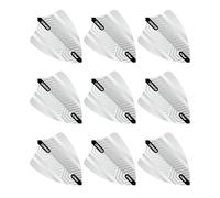 RED DRAGON Hardcore Blanc Freestyle Vols de fléchettes - 3 Ensembles par Paquet (9 Vols de fléchettes au Total)