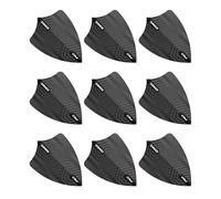 RED DRAGON Hardcore Noir Freestyle Vols de fléchettes - 3 Ensembles par Paquet (9 Vols de fléchettes au Total)