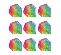 RED DRAGON Hardcore Peter Wright Snakebite Snakeskin Extra Épais Fléchettes Dart Flights - 3 Jeux par Paquet (9 Vols au Total)