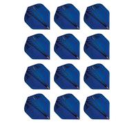 RED DRAGON Hardcore Radical Bleu Extra Épais Standard Fléchettes Dart Flights - 4 Jeux par Paquet (12 Vols au Total)