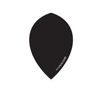 RED DRAGON Hardcore XT Noir Oversized Extra Thick Pear Dart Flights - 5 Jeux par Paquet (15 Dart Vols au Total)