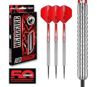 RED DRAGON Hell Fire A: 24g Fléchettes Pointes Acier avec Ailettes et Tiges de Flechettes