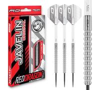 RED DRAGON Javelin Jeu de fléchettes en tungstène avec ailettes et tiges de fléchettes (tiges) - Pointes en acier disponibles en 20 g, 21 g, 22 g, 23 g, 24 g, 25 g et 26 g (21 g - pointe en acier)
