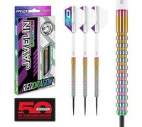 RED DRAGON Javelin Speedline Premium Tungstène Jeu de fléchettes Steeltip avec ailettes et tiges