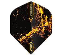 RED DRAGON Jeu de fléchettes Hardcore Radical Golden Strike - 4 jeux par paquet (12 fléchettes au total)