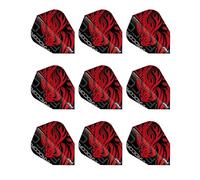 RED DRAGON Jonny Clayton V-Standard Vols de fléchettes - 3 Ensembles par Paquet (9 Vols de fléchettes au Total)