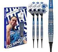 RED DRAGON Luke Humphries « Coolhand » TX5 Fléchettes professionnelles 90 % tungstène - Comprend des vols de fléchettes et des tiges | Pointe souple 18 g & 23 g & 25 g