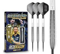RED DRAGON Luke Humphries TX1 22 grammes Premium Tungstène Darts Set avec Vols et tiges