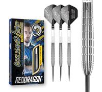 RED DRAGON Luke Humphries TX1 24 grammes Premium Tungstène Darts Set avec Vols et tiges