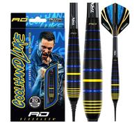 Red Dragon Luke Humphries World Champion Brass Soft Tip - Flechettes pointe Plastique