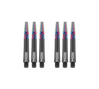 RED DRAGON Nitrotech Ionic Tige de Fléchettes Petit - Noir - 2 Ensembles par Paquet (6 Tiges de Flechettes au Total)