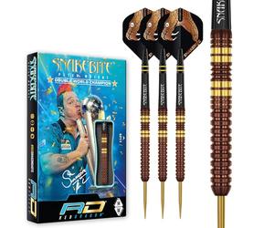RED DRAGON Peter Snakebite Wright Copper Fusion 21 grammes Premium Tungstène Darts Set avec Vols et tiges