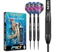 RED DRAGON Peter Wright Snakebite 3: 26g Fléchettes Pointes Acier avec Ailettes et Tiges de Flechettes