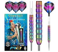 RED DRAGON Peter Wright Snakebite PL15: 22g Fléchettes Pointes Acier avec Ailettes et Tiges de Flechettes