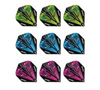 RED DRAGON Peter Wright Snakebite Transparent Pack de sélection Extra Épais Standard Fléchettes Dart Flights