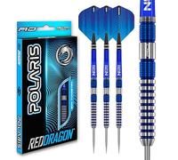 RED DRAGON Polaris: Jeu de fléchettes Professionnelles en tungstène de 22 grammes avec Vols et tiges Nitrotech (tiges)