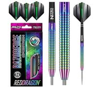 RED DRAGON Razor Edge Spectron Fléchettes en tungstène 24 grammes avec ailettes et tiges (tiges)