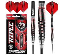 RED DRAGON Rifle Jeu de fléchettes en tungstène avec ailettes et tiges 21 g