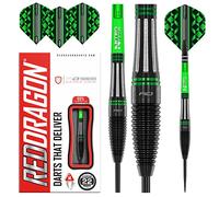 RED DRAGON Slipstream Jeu de fléchettes en tungstène de qualité supérieure de 22 grammes avec ailettes et tiges