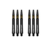 RED DRAGON Snakebite Double World Champion Lot de 2 jeux de tiges moyennes Noir