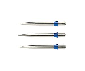 RED DRAGON Spécialiste Points Fléchettes Points Trident Silver Effect Standard 32mm avec Tridents Bleu - 1 Set par Paquet