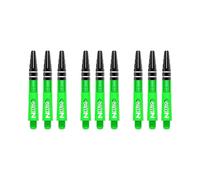 RED DRAGON Tiges Courtes Nitrotech - Vert - 3 Ensembles par Paquet (9 tiges au Total)