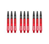 RED DRAGON Tiges Moyennes Nitrotech Rouge - 3 Ensembles par Paquet (9 tiges au Total)