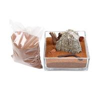 Red Dune Sand - 4 kg de sable naturel coloré pour terrariums, jardins, travaux manuels et habitats de reptiles - Sable fin du désert pour l'aménagement paysager, les projets scolaires et la décoration