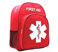 Red Emergency Bag First Aid Sac à dos de premiers secours médicaux pour le traitement des premiers secours Sac de traumatisme pour la randonnée, l'extérieur, les voyages, le camping, les soins de jour